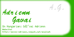 adrienn gavai business card